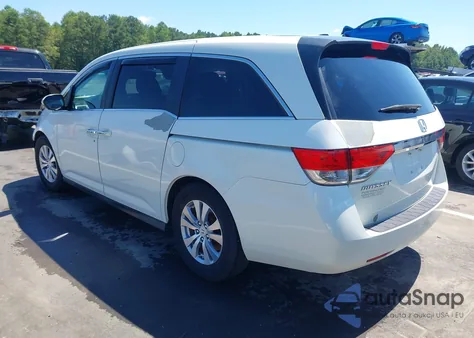 2015 Honda Odyssey Ex-L из США, поврежденный, VIN 5FNRL5H66FB017531